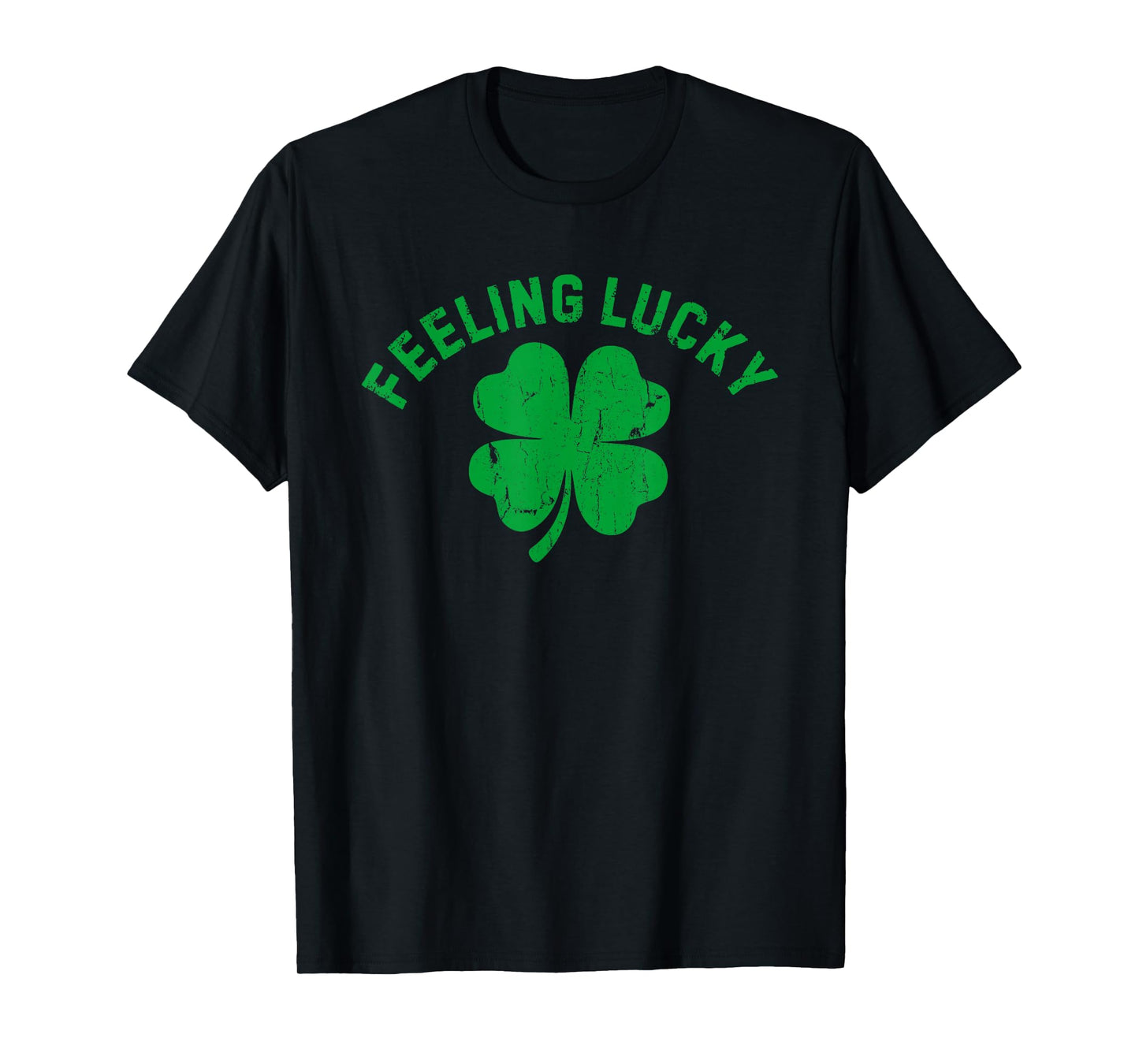 Retro Feeling Lucky Shamrock St Patricks Day T-Shirt