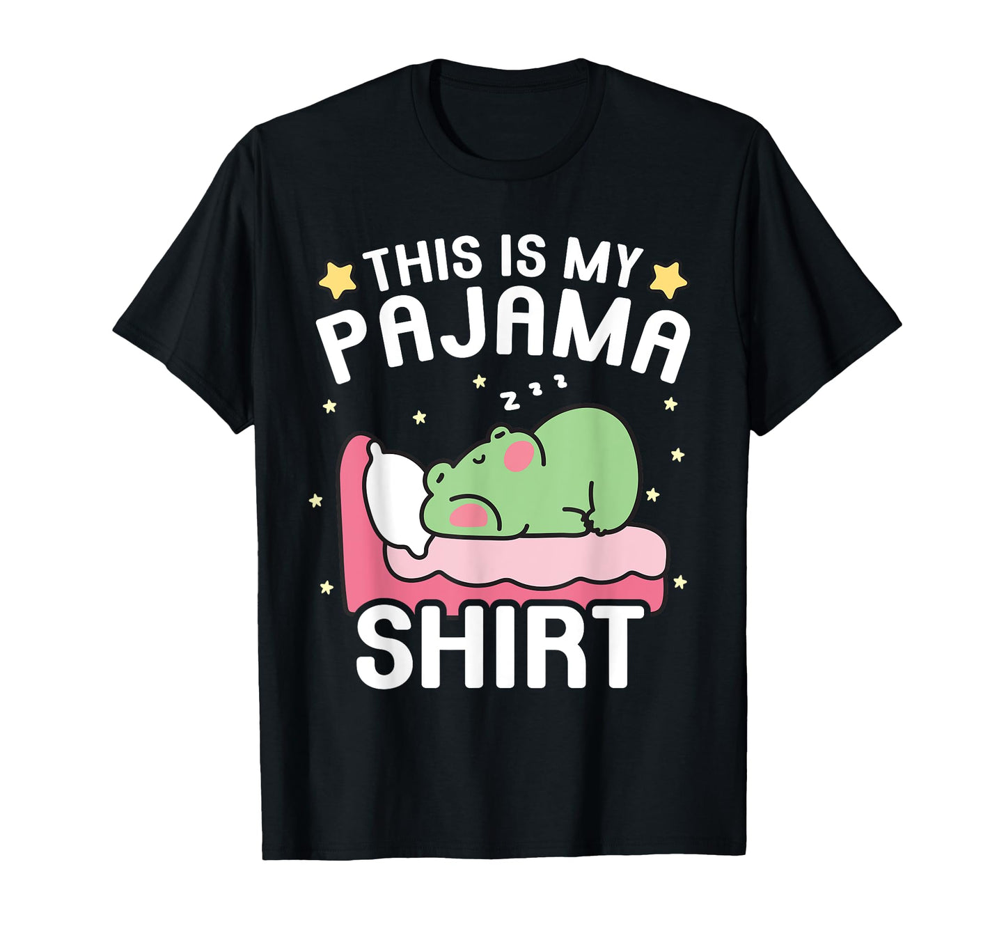 Cute PJ Teen Boys Girls PJs Funny Frog PJs This Is My Pajama T-Shirt