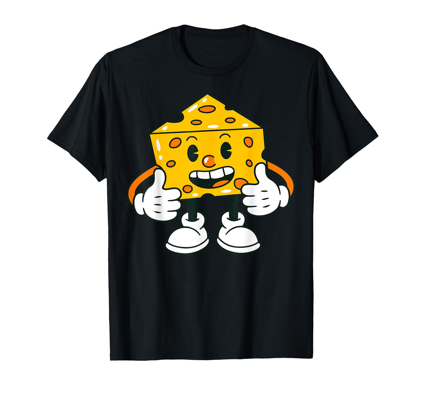 Funny Cartoon Cheese for Youth Toddler Kids Boys Girls T-Shirt