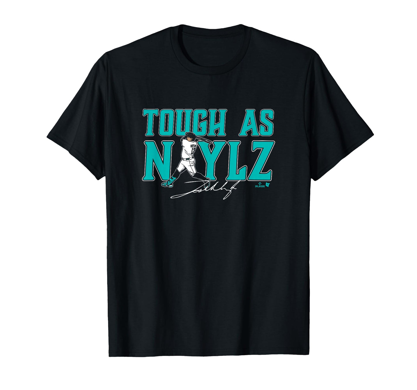 Josh Naylor - Tough as Naylz (Navy) - Seattle Baseball T-Shirt