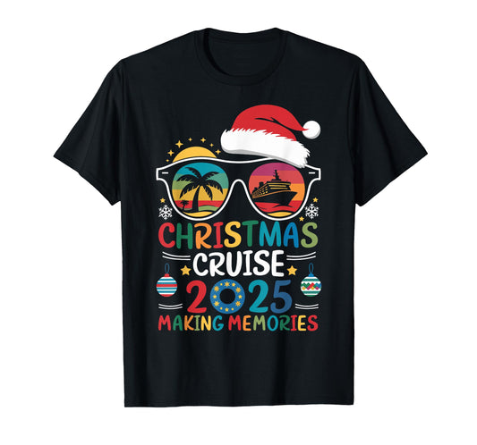 Christmas Cruise 2025 Men Women Kids Family Cruise Matching T-Shirt