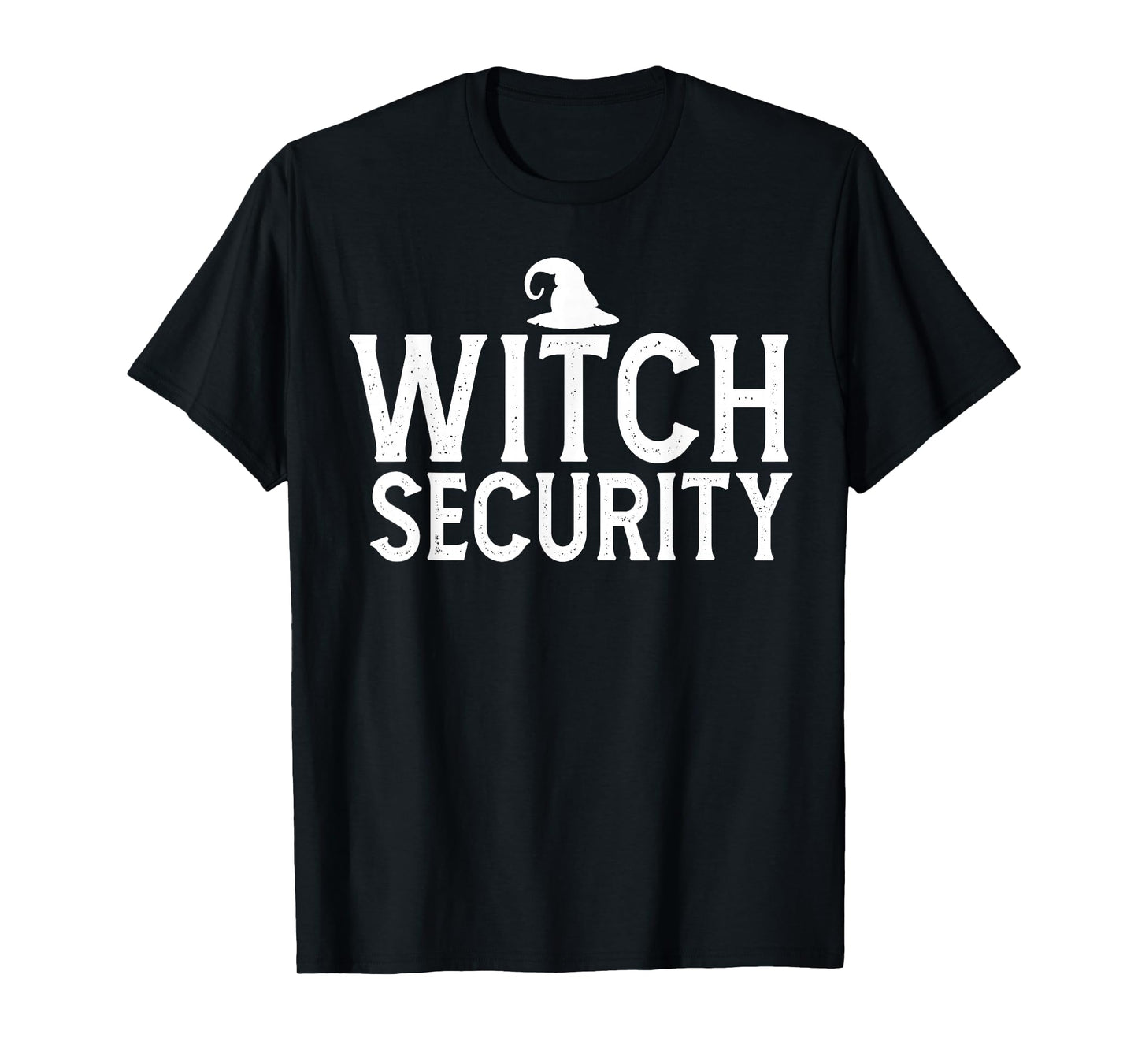 Funny Halloween Costume Witch Security Boyfriend Fun T-Shirt