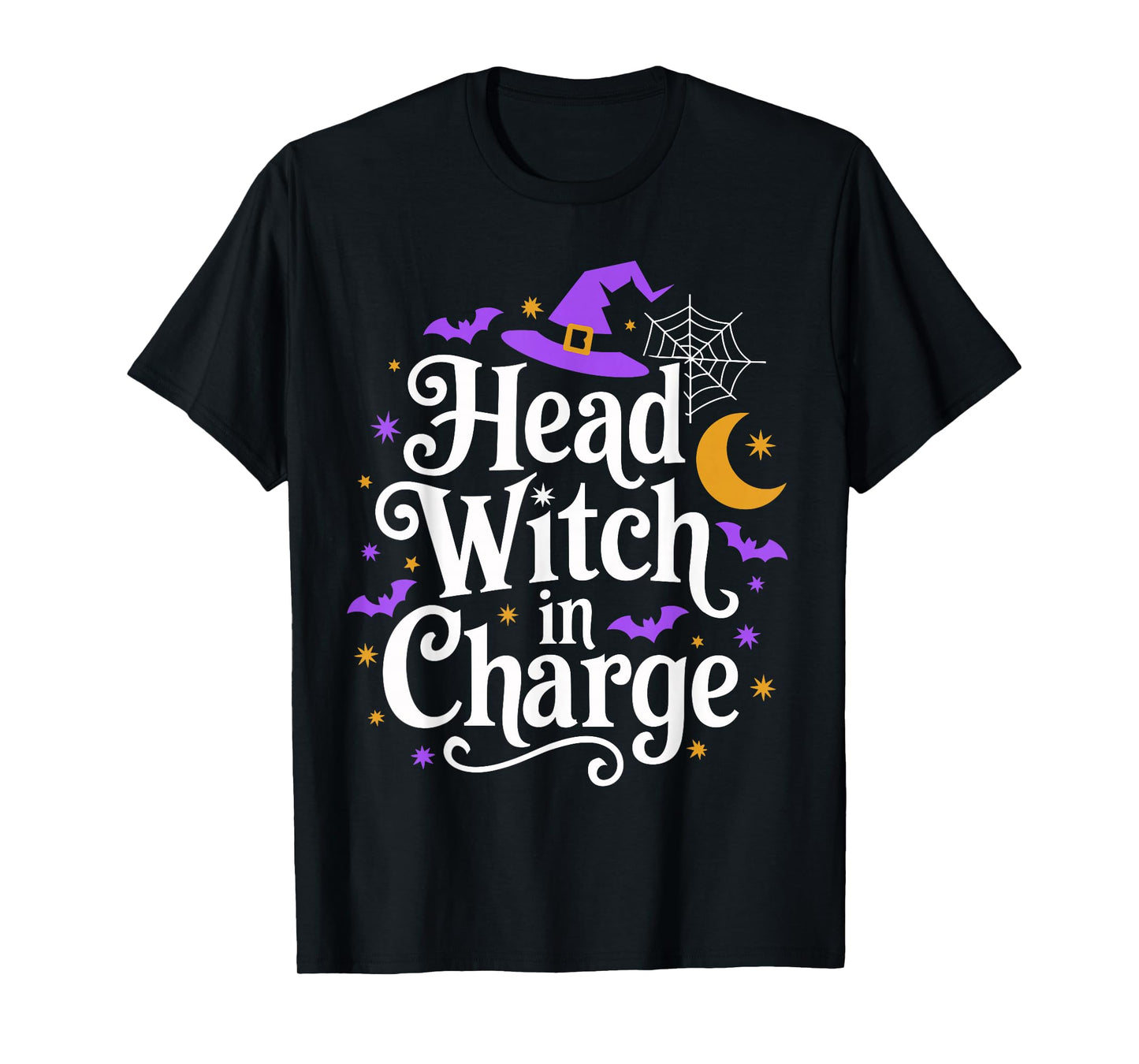 Head Witch In Charge Funny Halloween Costume for Witches T-Shirt