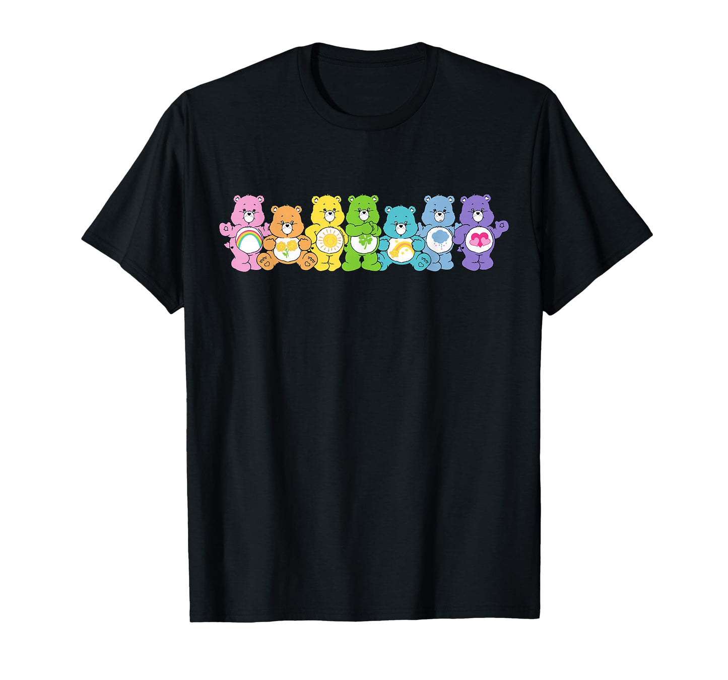 Care Bears Rainbow Kingdom Original Bears Line Up T-Shirt