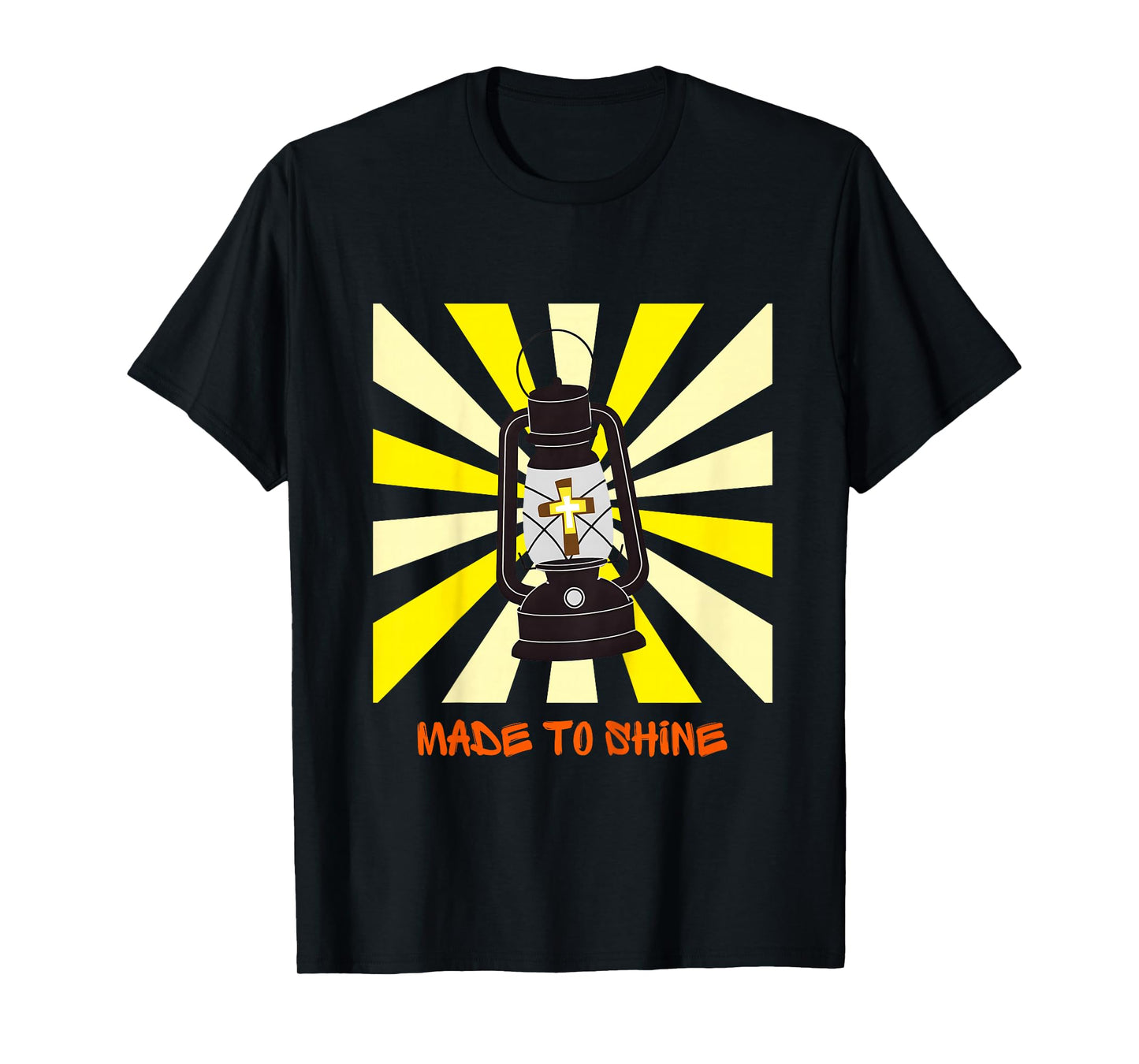 Youth Christian Made to Shine Jesus Light of The World Fall T-Shirt