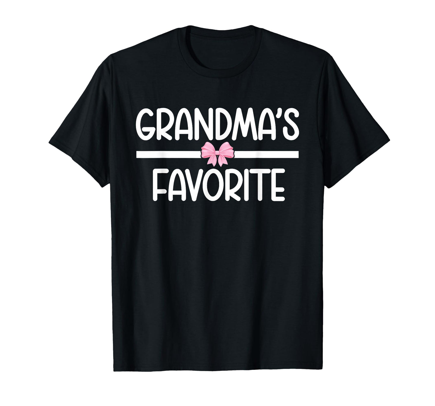 I'm Grandma's Favorite Granddaughter Cute Coquette Bow Girls T-Shirt