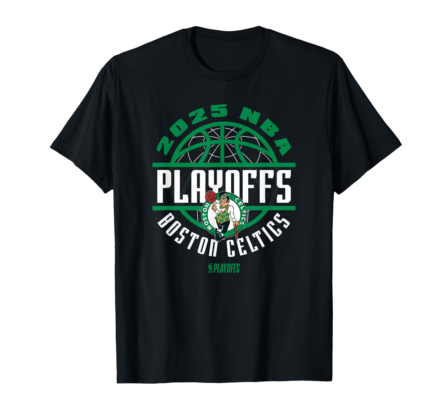 NBA Official Boston Celtics 2025 Playoffs Game Time T-Shirt