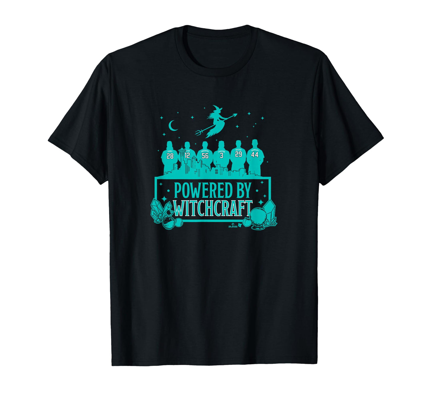 Powered by Witchcraft - Seattle Baseball T-Shirt