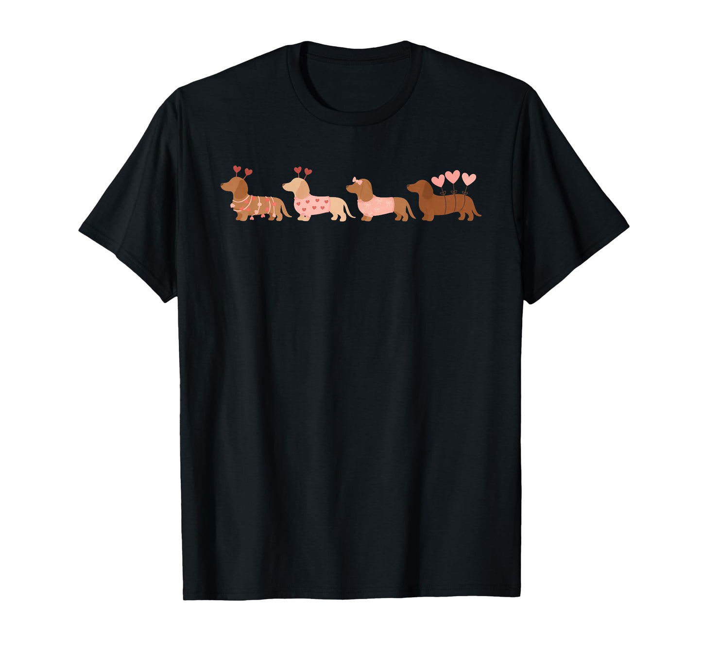 Dachshund Valentines Day Wiener Dog Lover T-Shirt