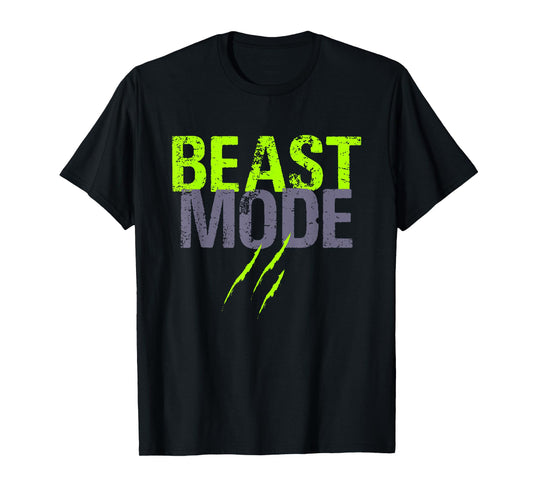 Beast Activated Mode On Funny Fitness Workout Gym Motivation T-Shirt