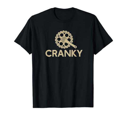 Funny Vintage Cranky Bike Bicycle Rider Cycling Lover T-Shirt