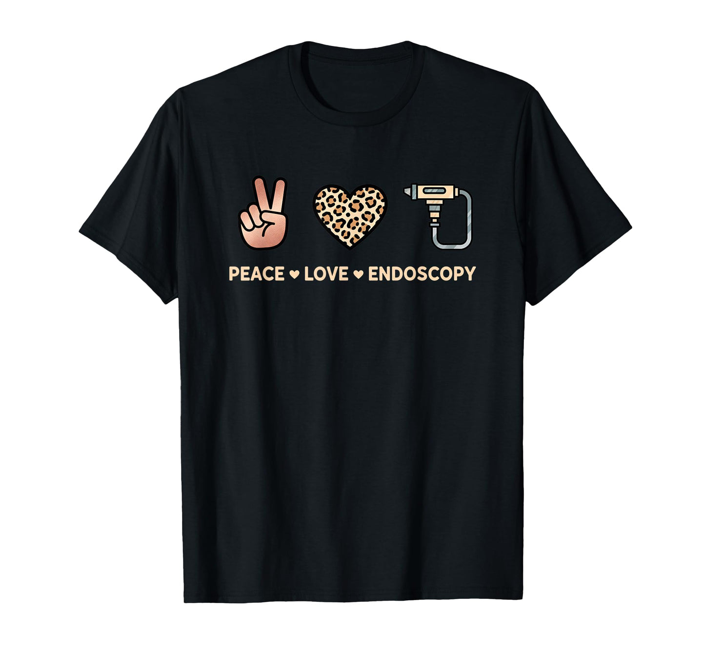 Nurse Peace Love Endoscopy T-Shirt