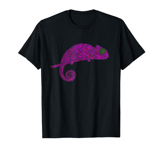 Trendy Abstract Chameleon Tribal - Trendy Tribal Tattoo Art T-Shirt