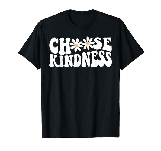 Choose Kindness Daisy Be Kind Orange Unity Day Teacher Kids T-Shirt