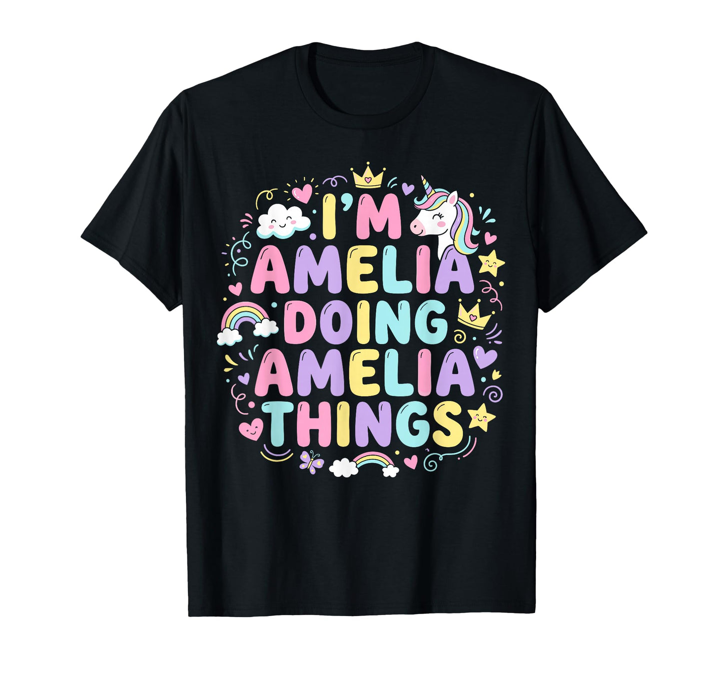 I'm Amelia Doing Amelia Things Cute Girl's T-Shirt