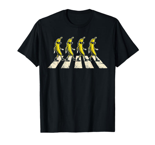 Retro Banana Novelty Men Women Kids Funny Banana T-Shirt