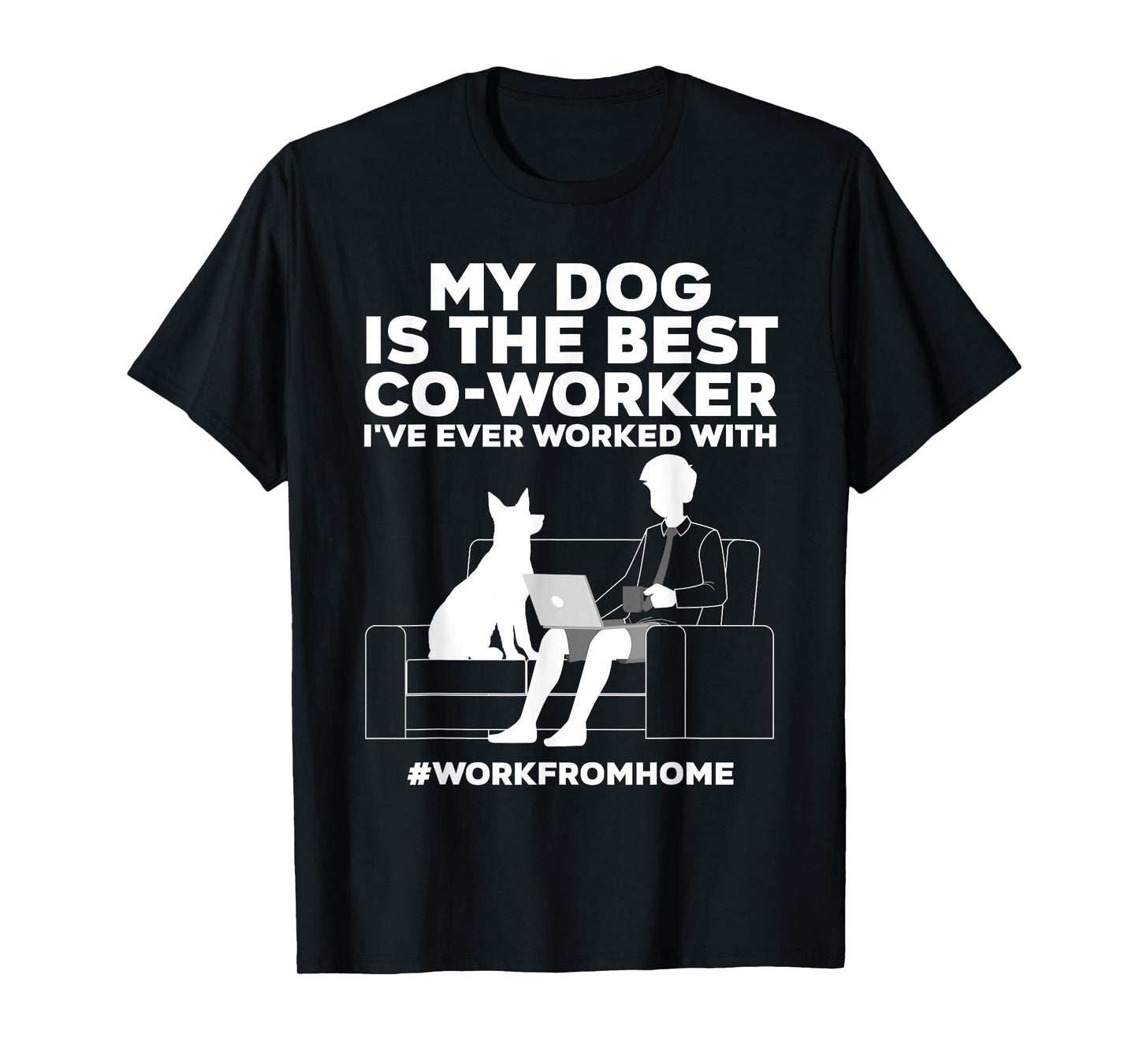 Cool Work From Home Art For Men Women WFH Working From Home T-Shirt