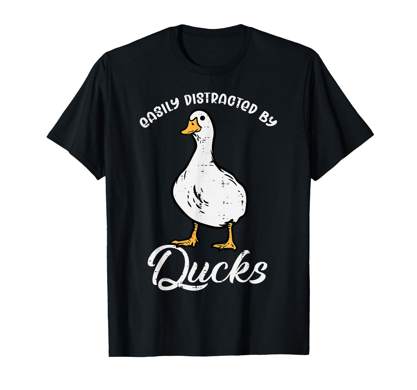 Easily Distracted By Ducks Funny Farmer Hunter Men Women Kid T-Shirt