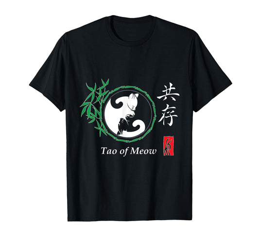 Funny Cat Shirt - Tao Of Meow Yin & Yang Cats T-Shirt for Men Women Girls Kids