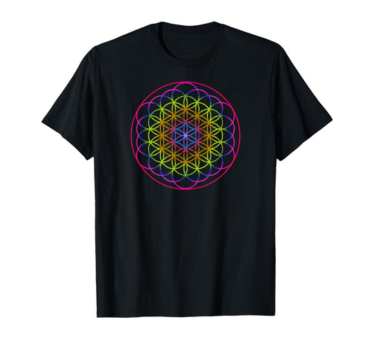 Sacred Geometry Shirt - Flower of Life Shirt T-Shirt