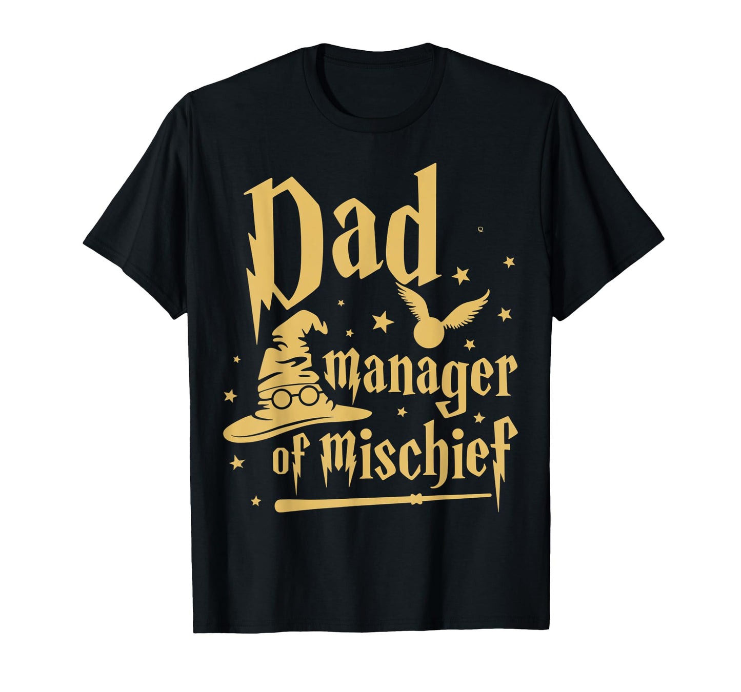 Magical Dad Manager of Mischief Birthday Family Matching T-Shirt