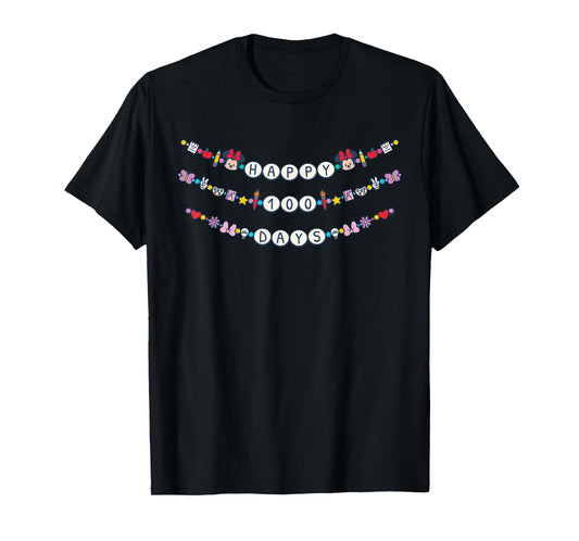Disney Minnie Mouse Happy 100 Days of School 100th Day Charm T-Shirt