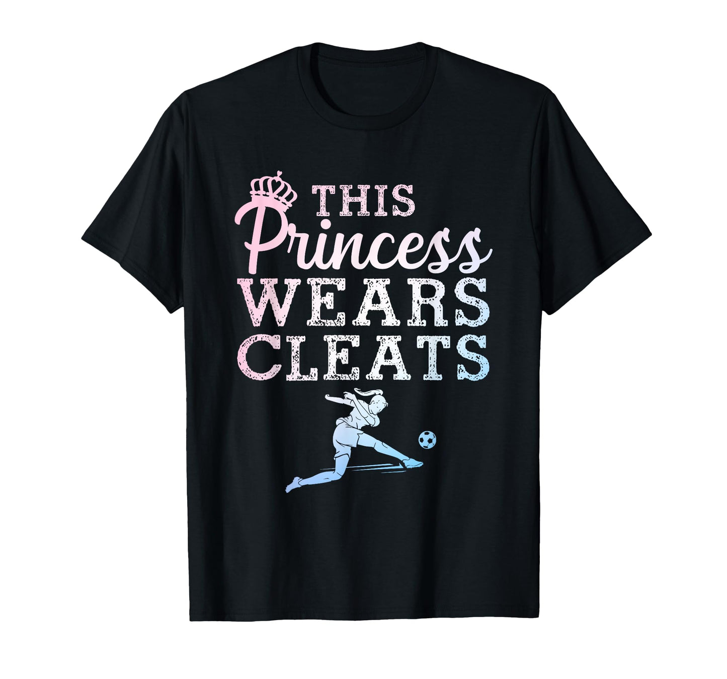 Cool Soccer Art For Women Teen Girls Goalie Soccer Player T-Shirt