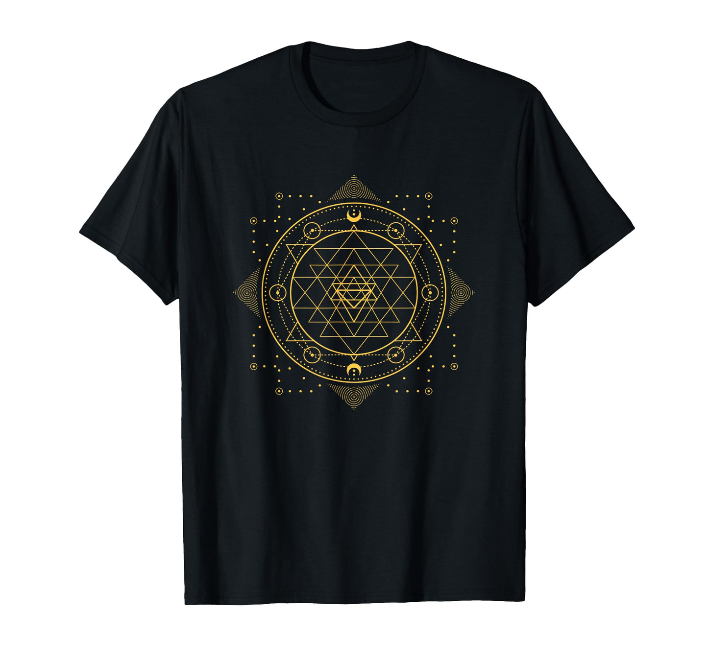 Metatron Cube Sacred Geometry Spiritual Yoga T-Shirt