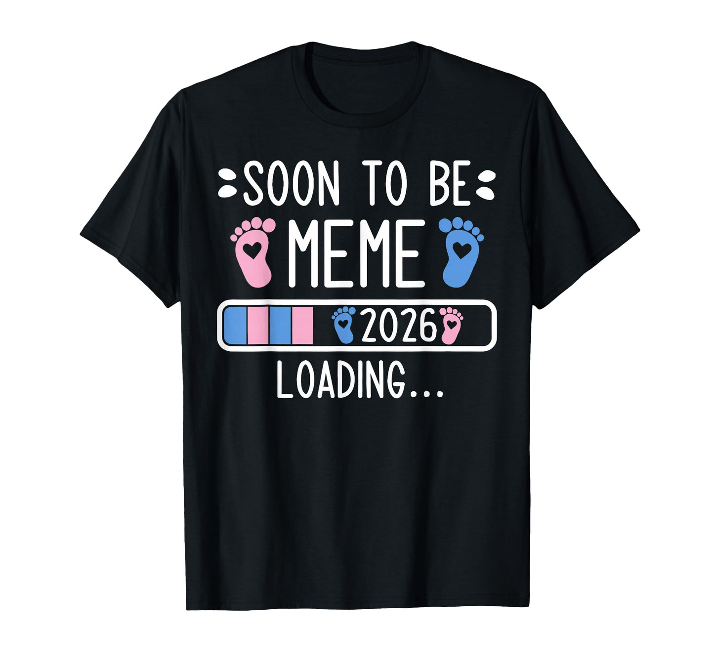 Soon to Be Meme Est 2026 Loading Pregnancy Announcement T-Shirt