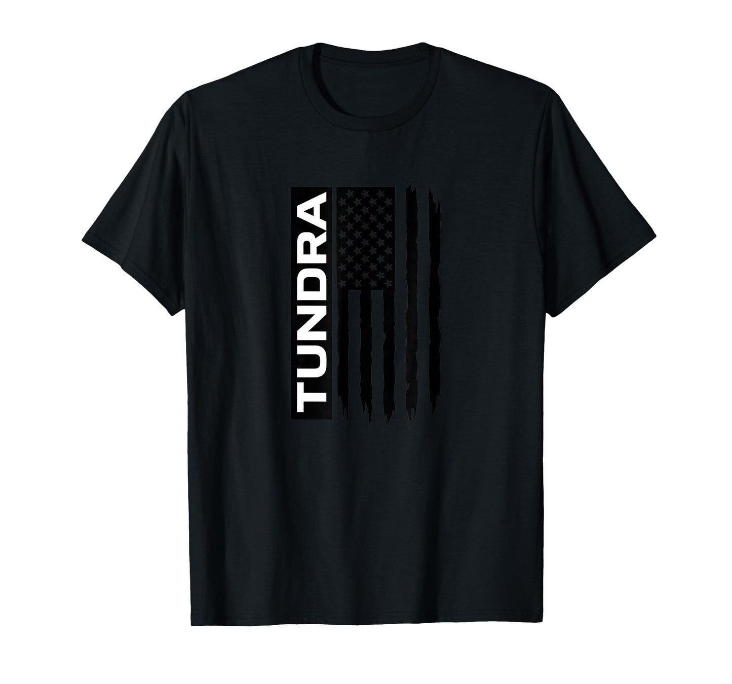 USA Tundra Vertical Flag - Rugged Stars & Stripes Patriotic T-Shirt