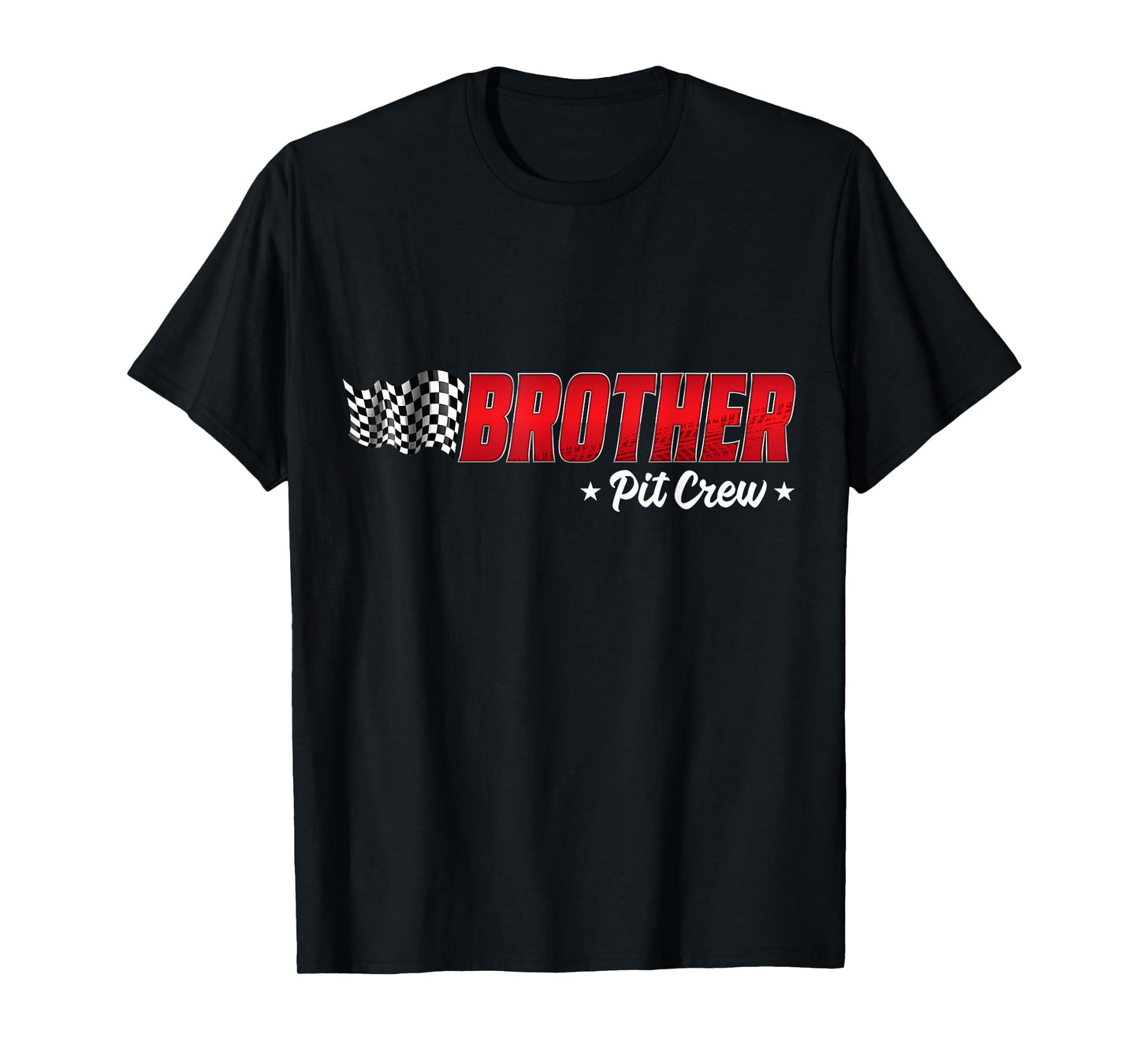 Brother Pit Crew Race Car Birthday Family Racing Boys T-Shirt