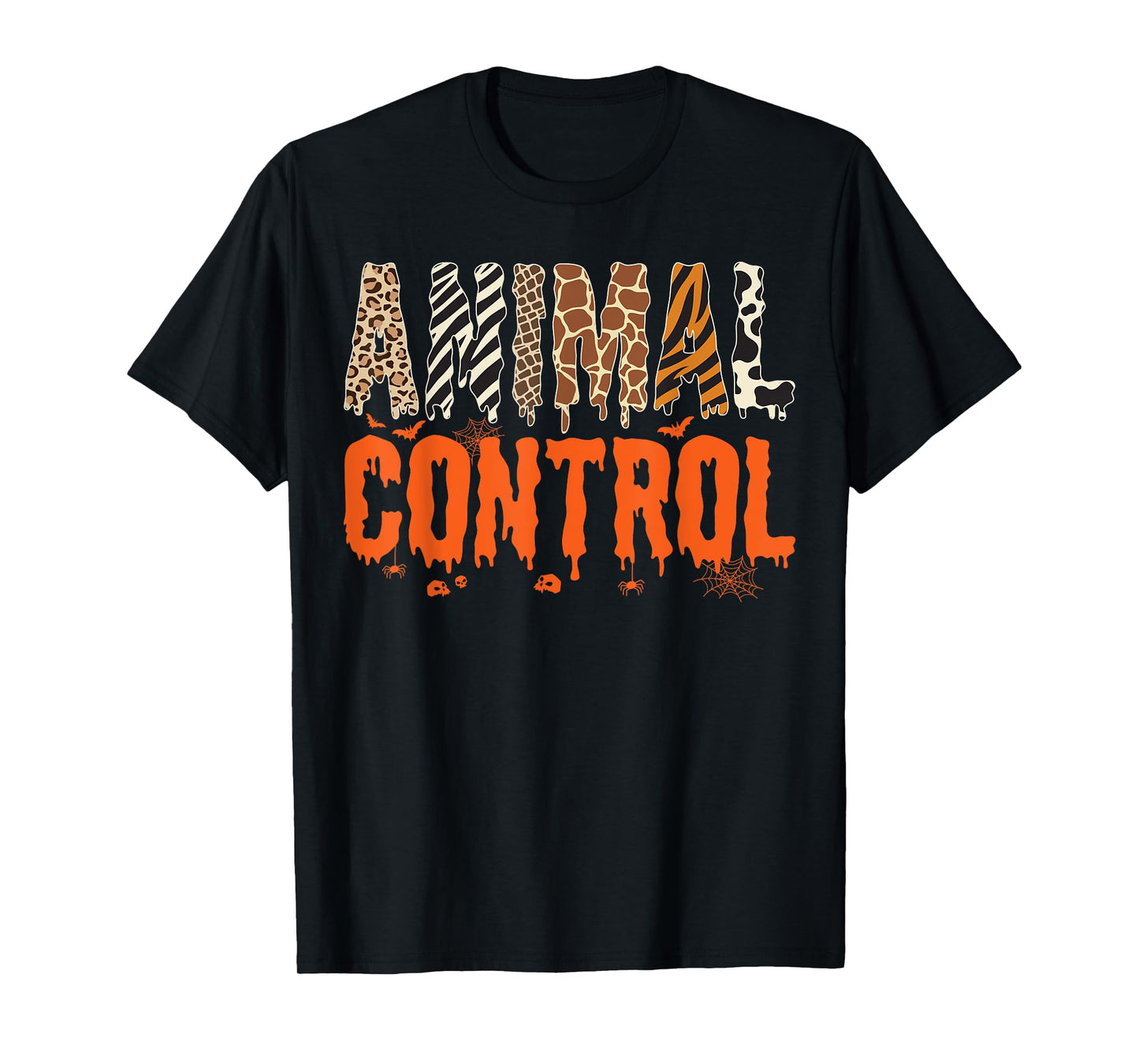 Animal Control Funny Halloween Costume Matching Zoo Party T-Shirt