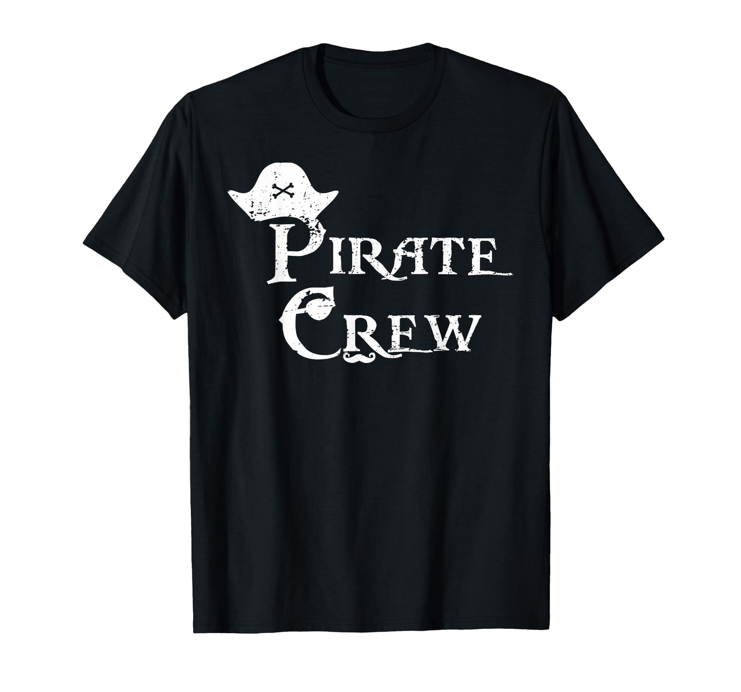 Pirate Crew Funny Halloween Costume Party Men Boys T-Shirt