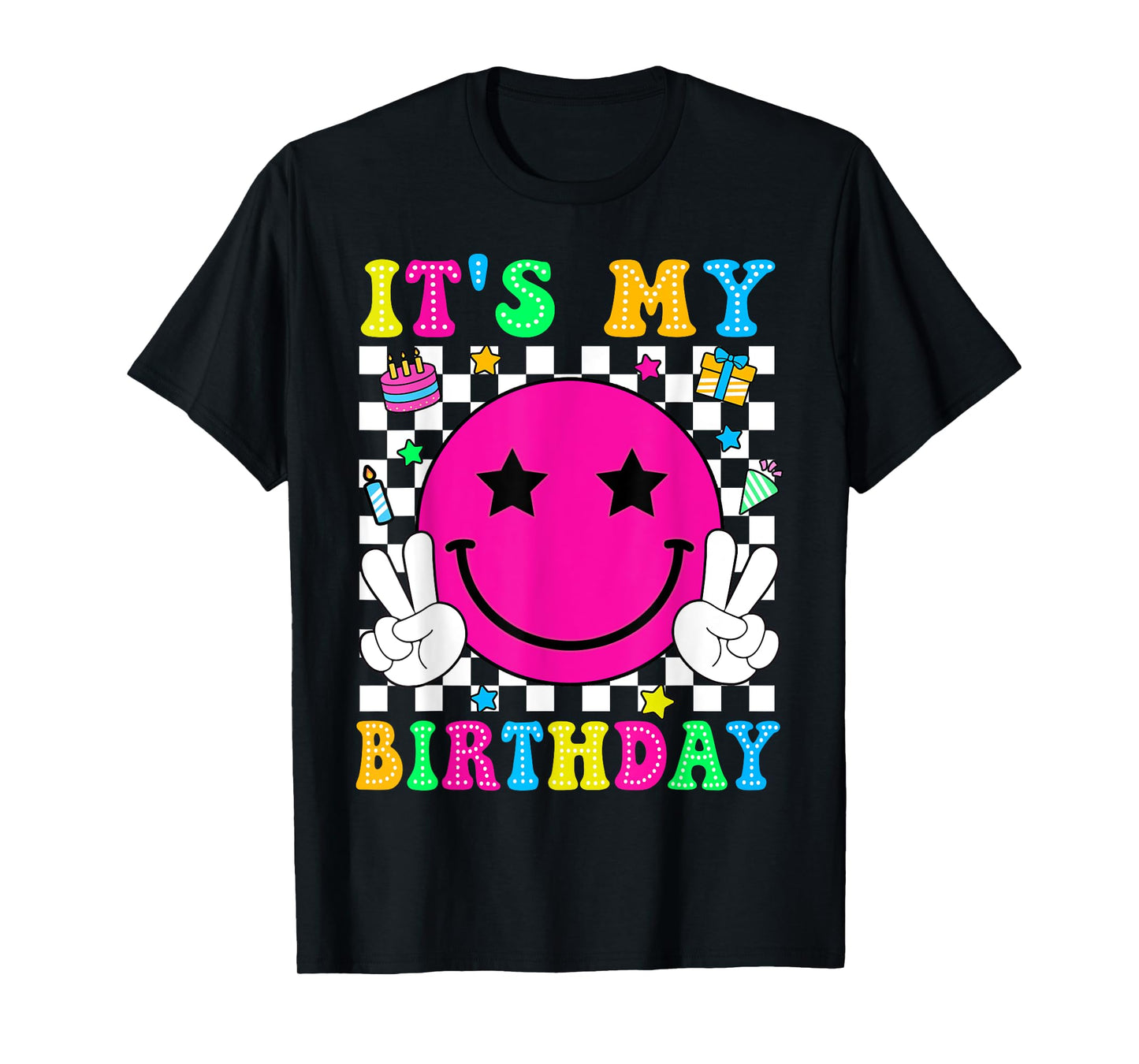 Birthday Party Groovy It’s My Birthday Men Women Teens Kids T-Shirt