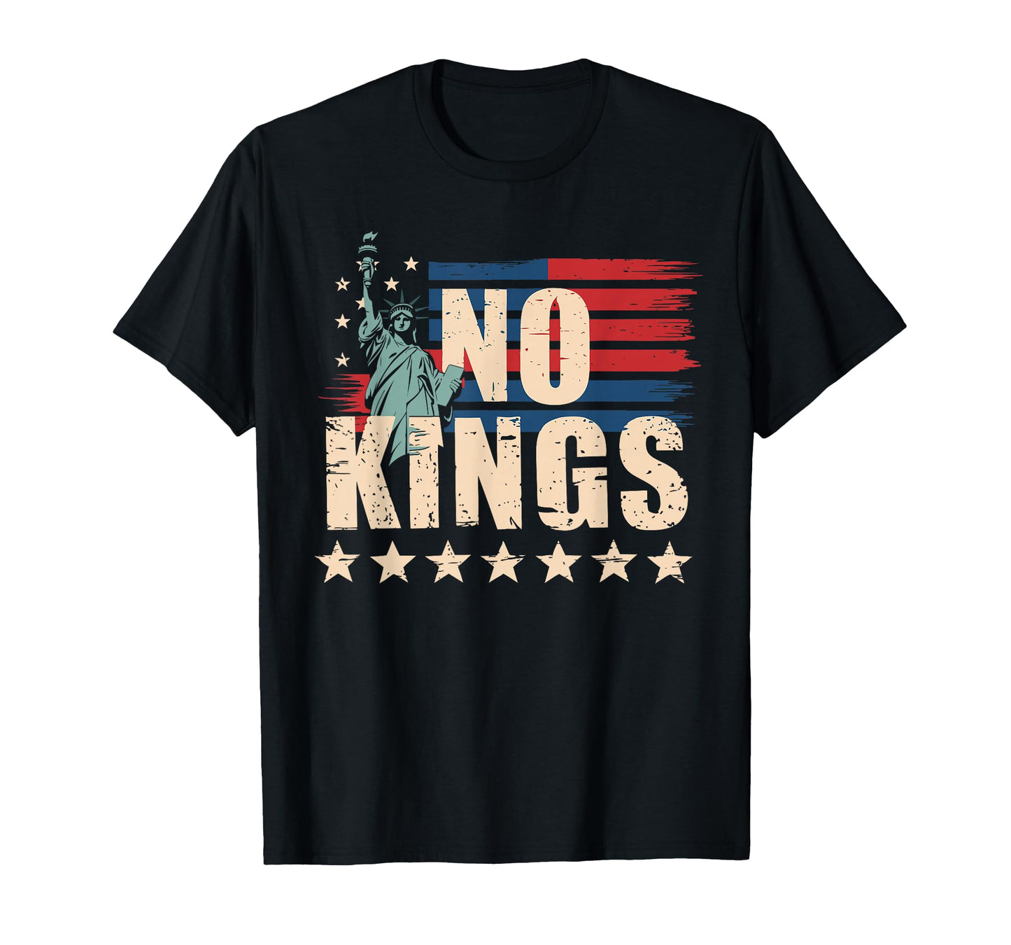 No Kings in America Statue of Liberty 1776 October 18 T-Shirt