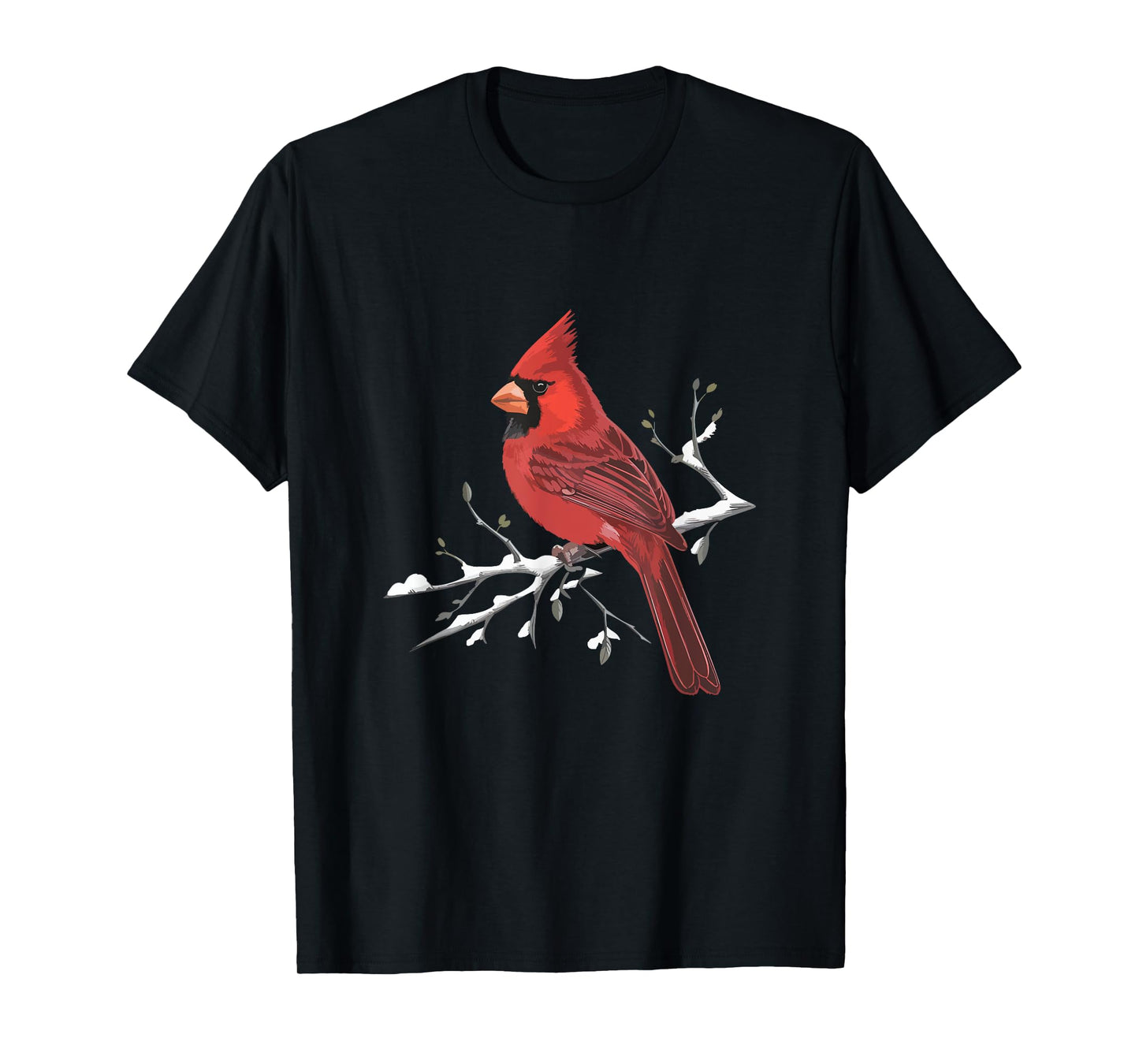 Majestic Red Cardinal Birdwatching Birdwatcher Bird Lover T-Shirt