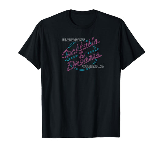 "Cocktails & Dreams" Classic 1980s Funny Mens Womens Graphic T-Shirt