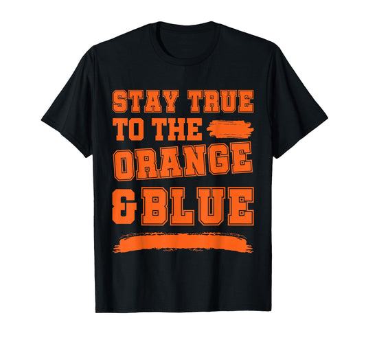 Blue and Orange Game Day, Blue and Orange T-Shirt