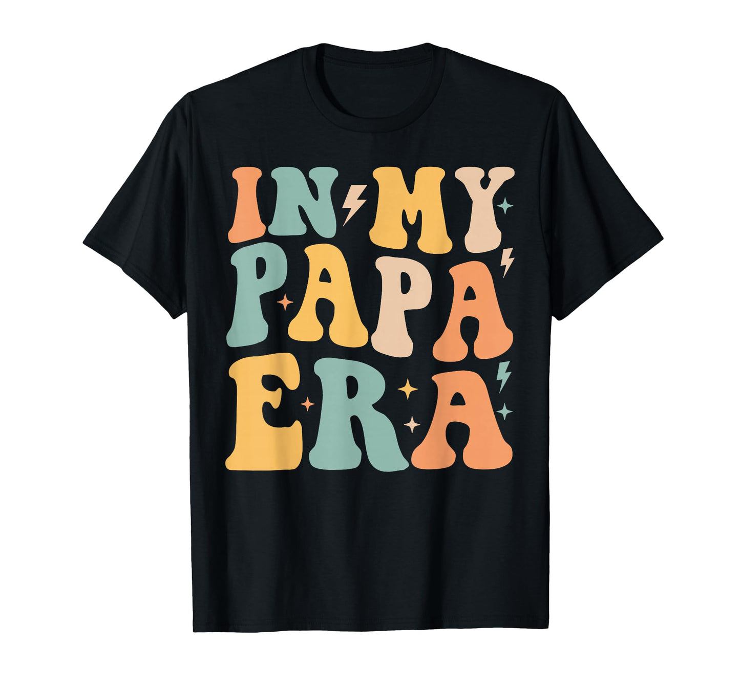 Retro Groovy In My Papa Era Father's Day T-Shirt