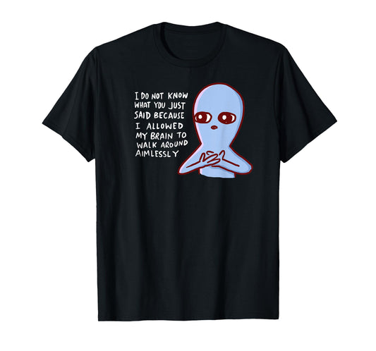 Threadless Nathan W. Pyle Aimlessly Graphic T-Shirt