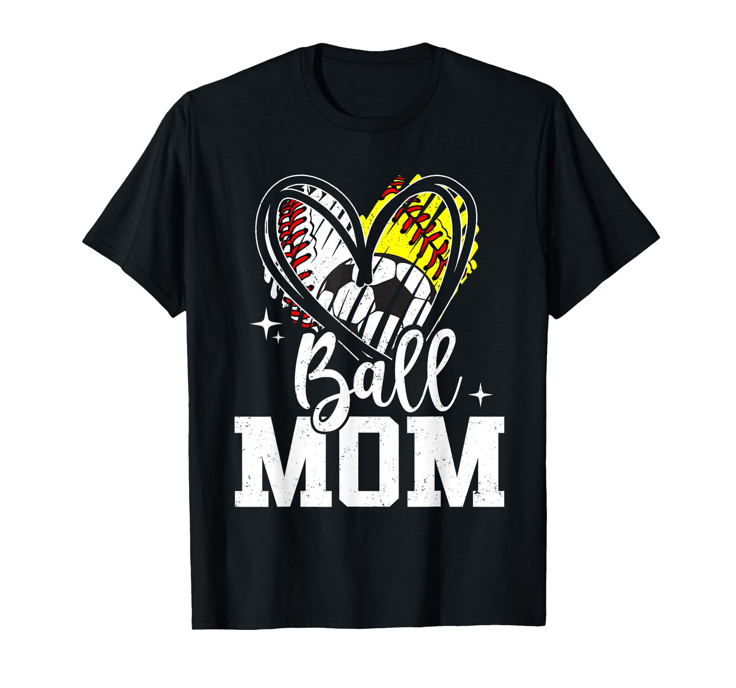 Ball Mom Baseball Softball Soccer Mom T-Shirt