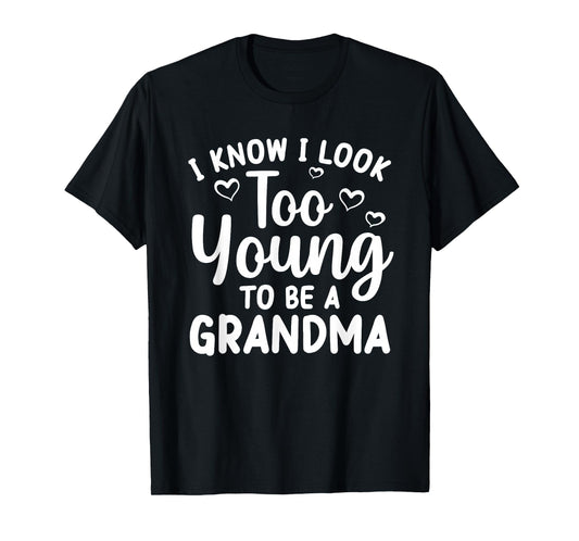 Funny Grandma To Be Art For Grandmother Grammy Women Grandma T-Shirt
