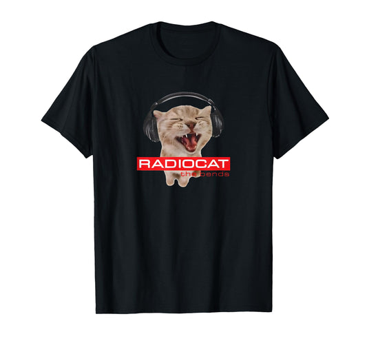 Kitten Headphones Cat Tech House Music Funny Cat Lover T-Shirt for Men Women