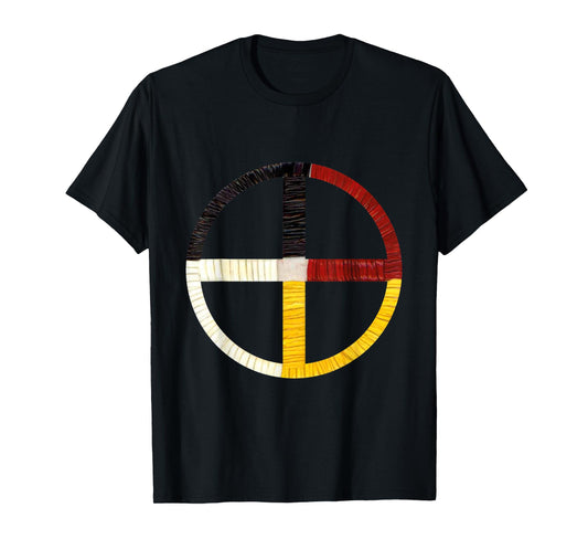 Native American Indian Medicine Wheel T-Shirt