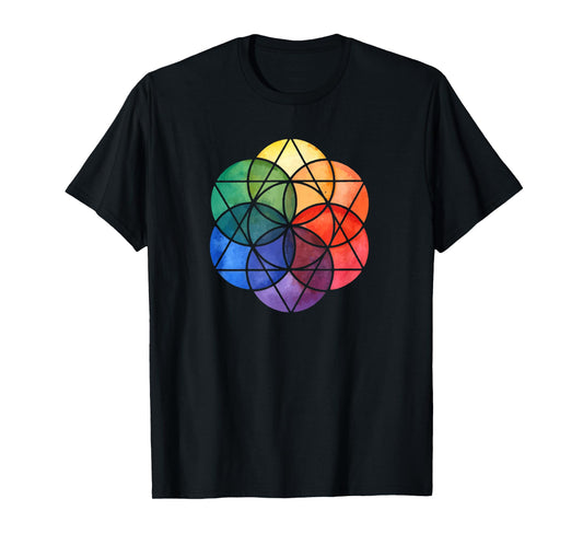 Super Power Seven Chakara meditation T-Shirt