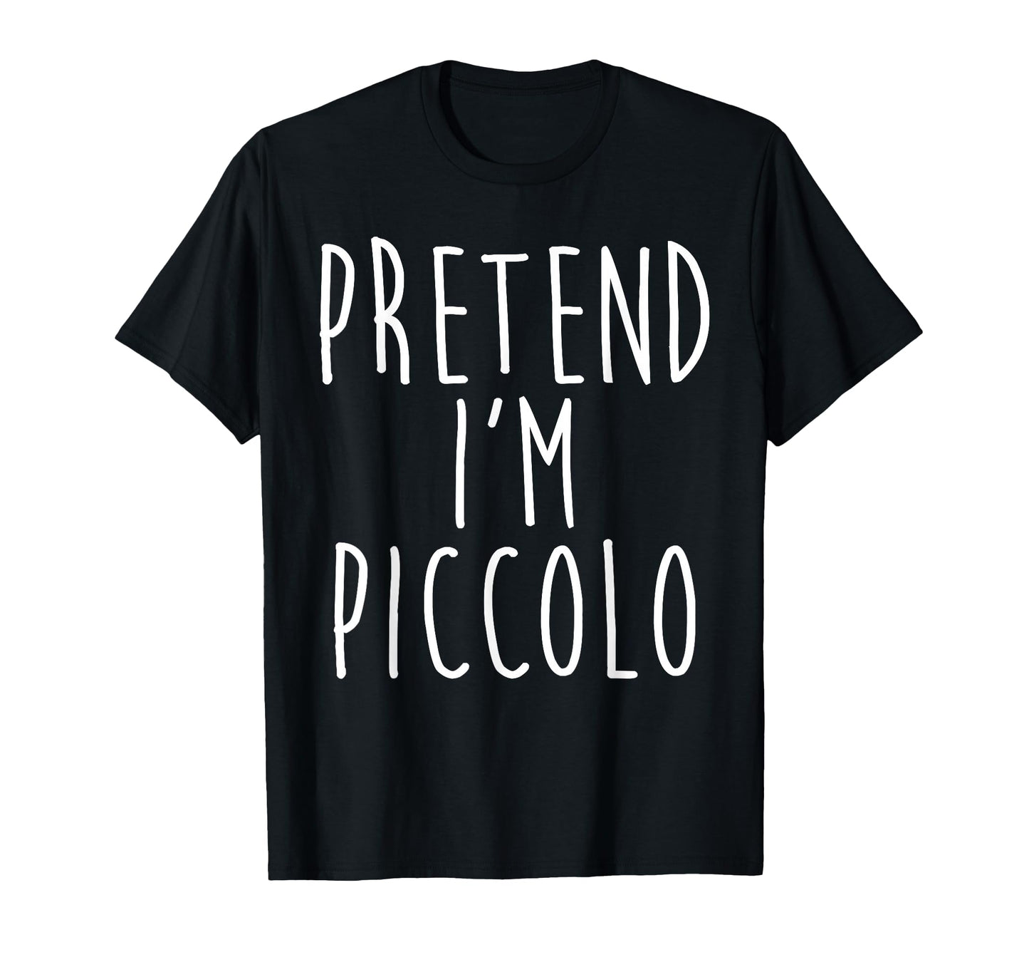 Pretend I'm Piccolo Family Lazy Easy Costume Halloween Party T-Shirt