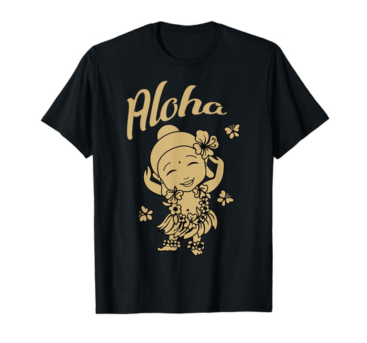 Aloha Buddha Funny Hawaiian Buddhist Yoga Meditation T-shirt