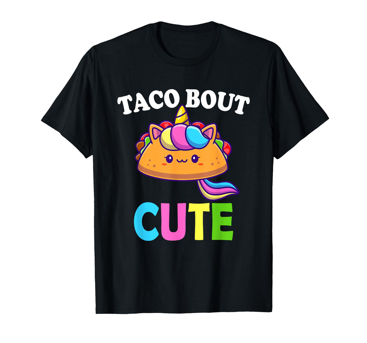 Funny Taco Lover TACO BOUT CUTE Girl Boy Kids Toddlers T-Shirt