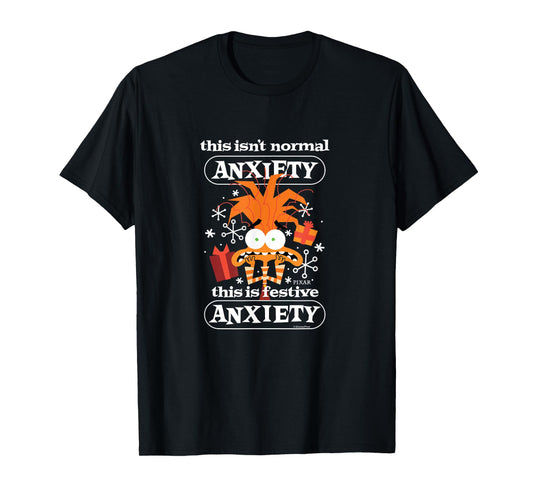 Inside Out 2 - Anxiety Festive Christmas T-Shirt