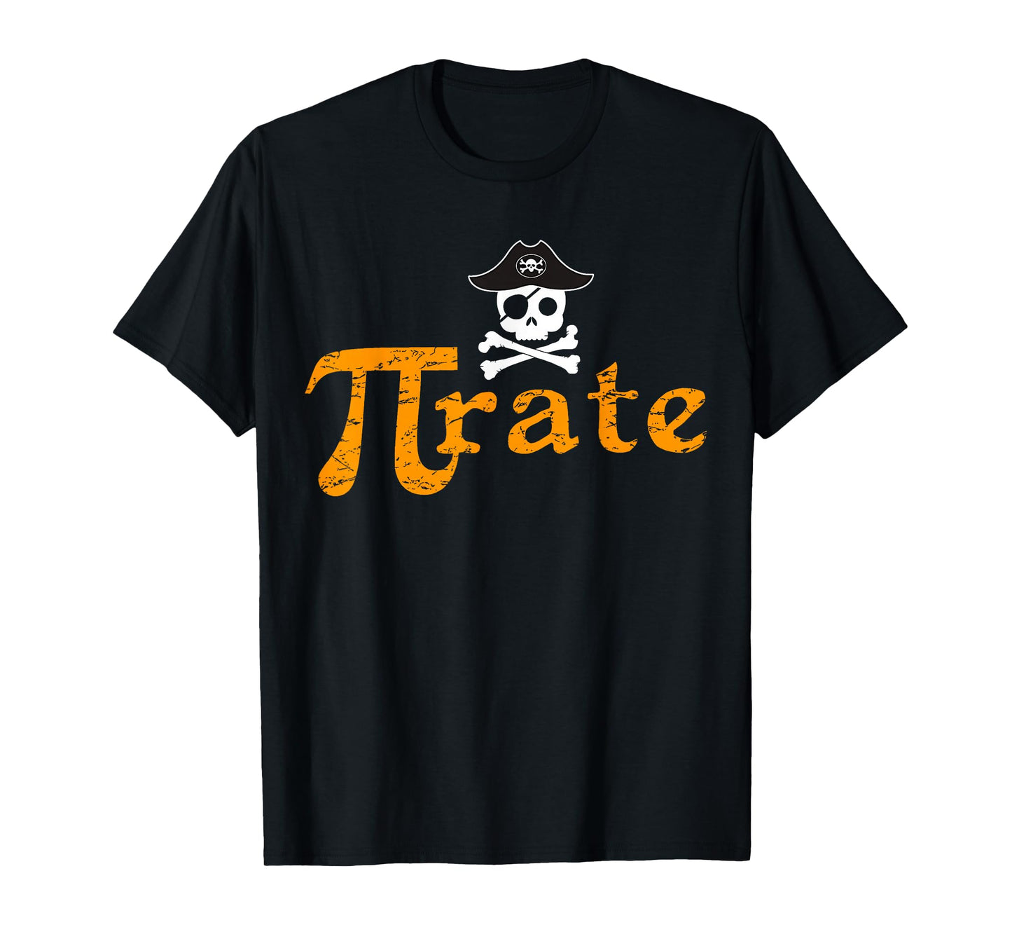 Pi Rate Science Student Math Teacher Funny Pi Day Pirate T-Shirt